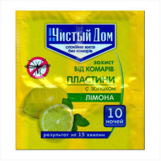 Plates for electrofumigator against mosquitoes with lemon scent «Clean House» - 1 pc.